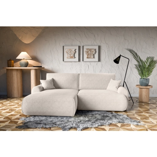 Narożnik z funkcją spania NABOO Tkanina Onega 28